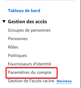 Gérer la politique de mot de passe sur AWS IAM