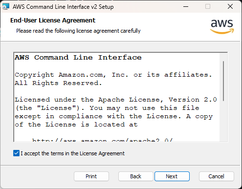 Installation et configuration de AWS CLI