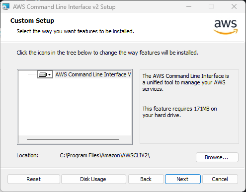 Installation et configuration de AWS CLI