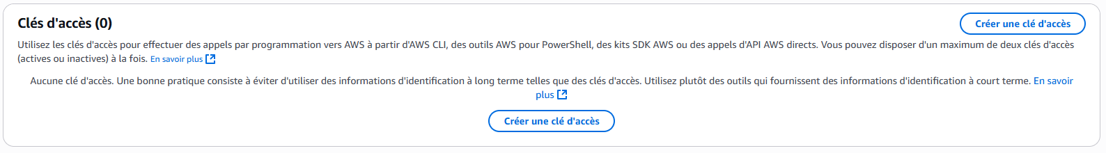 Installation et configuration de AWS CLI
