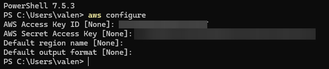 Installation et configuration de AWS CLI